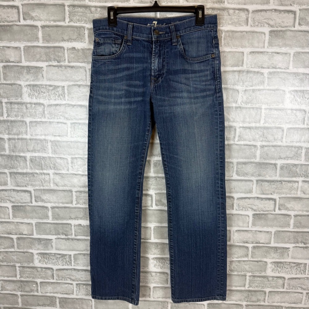 7 For All Mankind Austyn Relaxed Straight Leg Jeans Mens 31x30 Medium Wash Denim